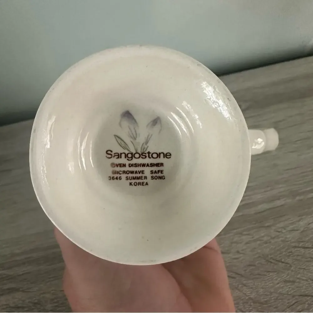Sango Stone‎ Coffee Mug, Summer Song, 3646 Korea, Replacement